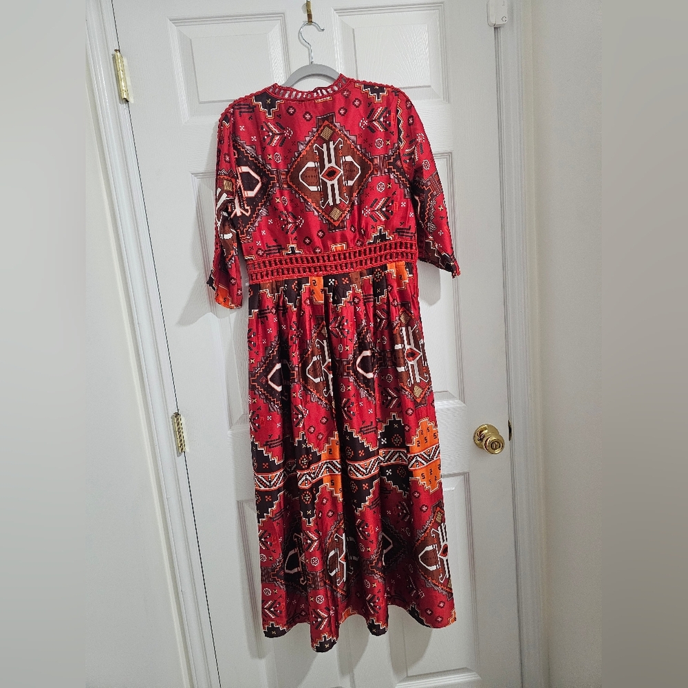 ✨ Vicky And Lucas Stunning Boho Maxi Dress | NWOT ✨ - Picture 10 of 12
